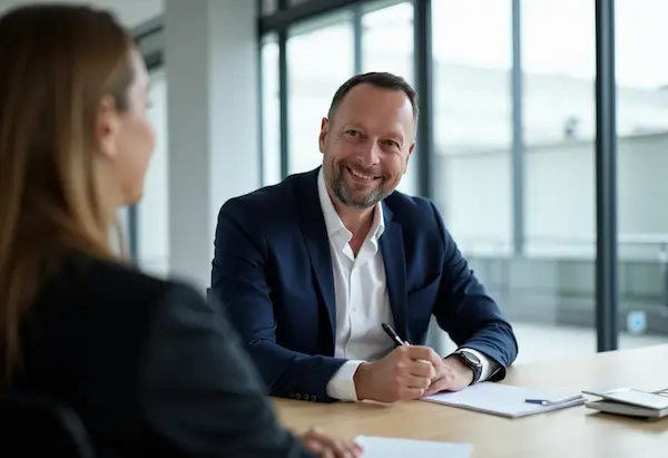 Auswahlgespräch mit Kandidaten