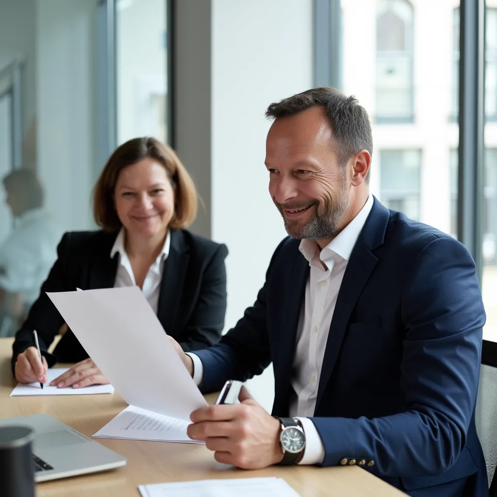 Kundin werden Kandidaten präsentiert